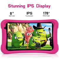 PRITOM 8 pulgadas Kid Tablet Quad Core RAM 2G ROM 64G Android Tablet PC pr-install con aplicaciones educativas Tablet PC
