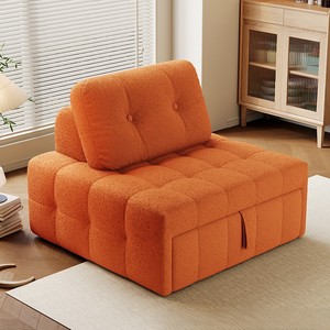 Cómodo mecanismo 2 en 1, sillones convertibles plegables para salón, sofá <span class=keywords><strong>individual</strong></span> para oficina, silla, <span class=keywords><strong>cama</strong></span> con sofá extraíble, <span class=keywords><strong>cama</strong></span> - Product Image 1