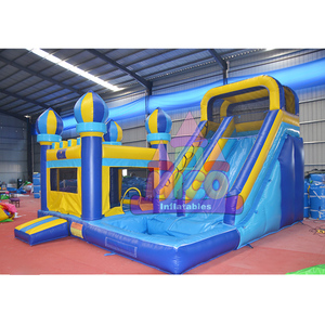 Classic Size Inflatable Bounce House Slide 0.55mm Thick Commercial Grade PVC Easy Setup 3-Year Warranty - Product Image 2