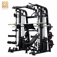 ZY-Home et Commercial Smith Machine Functional Trainer Power Rack Cable Crossover Équipement de Gymnastique avec Double Pile de Poids