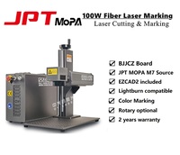 Machine de Marquage et Gravure Laser Fibre Mopa de Couleurs Lightburn Jpt Mopa M7 50W 60W 100W sur Métal