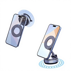 Vacuum Magnetic Phone Holder <strong>MagSafe</strong> Folding Washable Suction-Cup Live-Streaming Shooting Standard <strong>Car</strong> Windshield <strong>Mount</strong> - Product Image 1