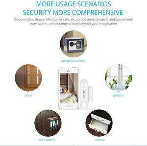 तुया <span class=keywords><strong>z</strong></span>-तरंग वायरलेस दरवाजा और खिड़की संपर्क सेंसर सेंसर - Product Image 4