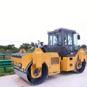 Rodillo DE CARRETERA DE DOBLE tambor Precio 8t Equipo compactador de asfalto de carretera vibratorio - Product Image 1