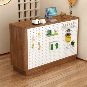 Tienda de ropa de moda Escritorio de recepción Mostrador de pago pequeño para tienda de conveniencia Salón de belleza Mostrador de Bar simple Diseño de tienda - Product Image 5