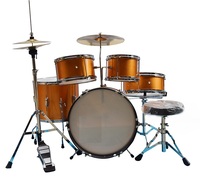 Ensemble de batterie de Jazz pour enfants Instrument de percussion professionnel de levage pliable portable étagère facile cadeau d'anniversaire débutants