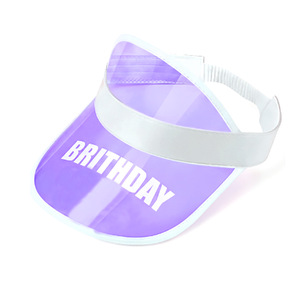 Casquette de <span class=keywords><strong>soleil</strong></span> transparente unisexe à large bord, protection UV, en PVC transparent, à dessus ouvert, réglable, pour fête à la plage - Product Image 4