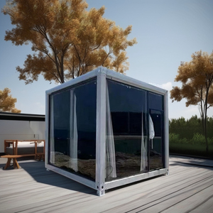 Case contenitore modulari personalizzabili con facciate continue in vetro facile installazione, staccabile, disponibile in dimensioni 20FT & 40FT - Product Image 1