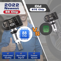 Autel MX-sensor 2025 versión Original Auto programable Universal TPMS Sensor para todos los coches 315MHz frecuencia