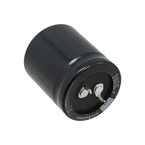 Authorized Distributor Through Hole LGU1K332MELB 3300 uF CAP ALUM 3300UF 20% 80V <b>SNAP</b> TH Capacitor - Product Image 1
