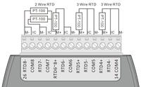 Module d'entrée/sortie analogique PT-100 avec 8 entrées analogiques (PT-100) Port RS-485 Protocole Modbus RTU (A-1120)
