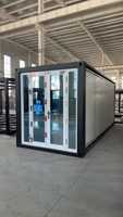 Nouvelle arrivée : maison préfabriquée en conteneur de 20 pieds ou 40 pieds, maison modulaire avec salle de bain, maisons miniatures uniques pour jardin ou bureau