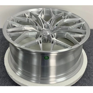 ล้อแม็กซ์โครเมี่ยมขัดเงาสีเงินแบบฟอร์จ ขนาด 5x120 5x114.3 5x112 6X139.7 สำหรับ <span class=keywords><strong>VOSSEN</strong></span> <span class=keywords><strong>Mercedes</strong></span> benz audi BMW M3 M4 - Product Image 2