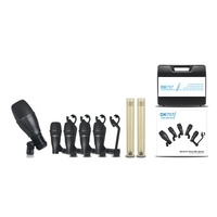 DK707 Fashion Design Dynamic Mic 7 pcs/set Kit de microphone de batterie filaire pour le niveau d'entrée pour le ramassage de batterie acoustique