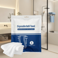 Thickened Non-Woven Fabric Bath Towels High Absorbency Single Use Bath Towels Disposable