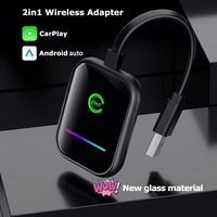Adaptateur Carplay sans fil portable Support filaire Android Auto Carplay Adaptateur 2 en 1