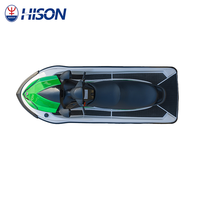 Jet ski léger et portable à 4 temps en fibre de verre avec 3 sièges pour le surf et les sports de loisirs en plein air multi-usages