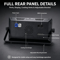 Projecteur stroboscopique LED HAT 8+8, boîtier en plastique, lumière matricielle LED contrôlée par DMX512, pour scène professionnelle, discothèque, vente en gros