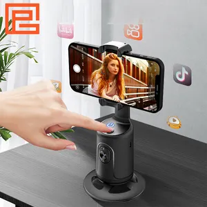 New 360 Mobile Phone Selfie Stick Camera Holder P01 Stabilizer Mini Intelligent Face Recognition Tracking Cameras Holders