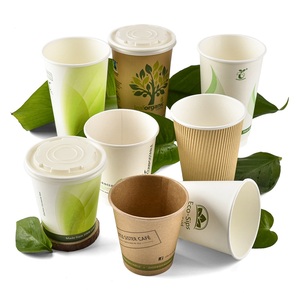 Vente en gros de gobelets artisanaux coniques Récipient pour boisson chaude biodégradable pour vin boissons gazeuses eau minérale whisky personnalisable - Product Image 1