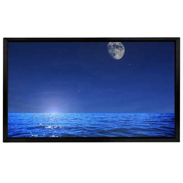 Anti Light Laser TV Projection Fresnel 100 Inch 150 Inch Alr Screen for 4k UST Projector Fixed Frame