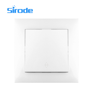 Sirode serie 9202 europeo Standard 250V sicuro moderno colore grigio 1 banda 1 vie interruttori e prese per la luce <span class=keywords><strong>a</strong></span> parete elettrica per la casa - Product Image 5