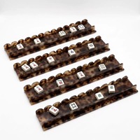 Support de jeu de Blackjack et règle en acrylique de luxe royal de haute qualité avec design magnétique ondulé pour divertissement de casino