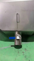 Hotte d'extraction au sol en acier inoxydable et acier galvanisé avec registre d'air, taille personnalisable, installation facile