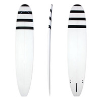 Longboards Orange PU planche de surf minimale avec une seule ailette