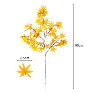 <span class=keywords><strong>D</strong></span>écorations <span class=keywords><strong>d</strong></span>'<span class=keywords><strong>automne</strong></span> maison tenture murale <span class=keywords><strong>feuilles</strong></span> <span class=keywords><strong>d</strong></span>'érable artificielles vigne en plastique Halloween <span class=keywords><strong>décoration</strong></span> de Thanksgiving - Product Image 3