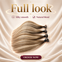 Extensions de cheveux naturels à 100 % avec pointe en kératine 2026, Ktips Double Dn K Flat Remy Human Hair Extensions