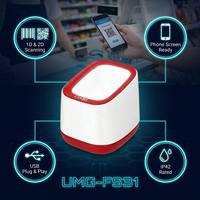 Escáner de Códigos de Barras 2D de Escritorio FS31 con Tolerancia de Movimiento de 1m/s, Sensor Automático de Pantalla, Lector de Códigos QR USB para Puntos de Venta de Alto Volumen