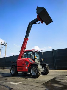 Chinese 4x4 Drive Mini Telescopic Telehandler <strong>Loader</strong> with <strong>4</strong> <strong>Wheel</strong> Steering - Product Image 5