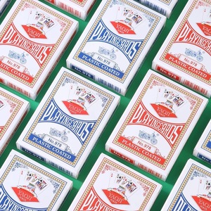 Cartas de Póker Yaoji <span class=keywords><strong>978</strong></span> Azules de Cara Ancha, Engrosadas, Impermeables, Acabado Brillante, con Caja de Papel para Exportación y Entretenimiento - Product Image 4