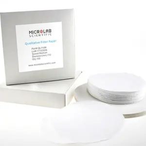 Papel filtro cualitativo científico Microlab