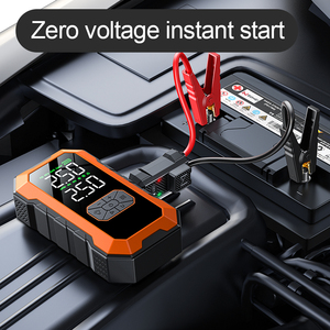 Nouveau modèle 2025 – Compresseur d'air portable 6000 mAh pour pneus de voiture, démarreur de secours et booster de batterie d'urgence pour voiture - Product Image 5