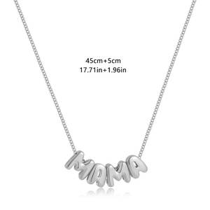 Delicado Collar con Colgante para Mujer, Chapado en Oro PVD de 14k y 18k, Acero Inoxidable 316L, Joyería Fina para el Día de la Madre, Collar para Mamá - Product Image 6