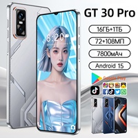 Nuevo Teléfono Inteligente GT 30 Pro Original, Doble SIM, 5G, Pantalla AMOLED de 144 Hz, Almacenamiento de 16 GB + 1 TB, Teléfono de Bajo Precio