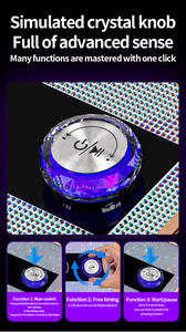 Diamond Studded Rechargeable Nail <b>Lamp</b> Smart <b>Timer</b> UV LED Gel Polish Dryer for Manicure Salon Use - Product Image 6