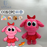Uyeah OEM/ODM – Nouvelle collection de poupées personnalisées de haute qualité, mignonnes, en coton, en forme de personnage de dessin animé, pour filles, jouet en peluche sur mesure