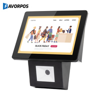 Escáner de Código de Barras con Pantalla Táctil de 8'', Verificador de Precios Android para Supermercados, Soporte Opcional