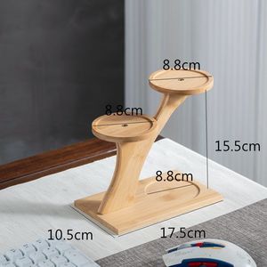 Supporto per <span class=keywords><strong>Piante</strong></span> in Bambù Naturale Cromato Multistrato Moderno per Scrivania, <span class=keywords><strong>Balcone</strong></span>, Soggiorno - Ecologico, Capacità 3-6L per <span class=keywords><strong>Fiori</strong></span> - Product Image 6