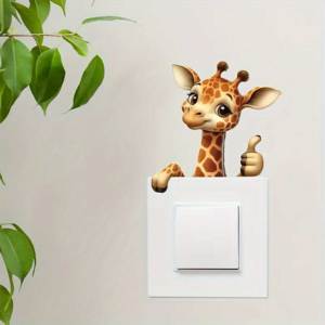 Adesivi Decorativi per <span class=keywords><strong>Interruttori</strong></span> a Forma di Giraffa per Camere dei Bambini - Product Image 3