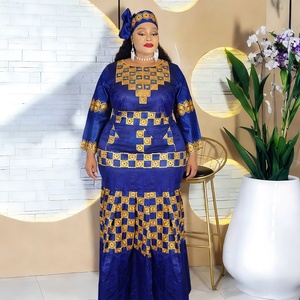 sachin and babi light blue dress Embroidered Jersey Short Dress-Bright Blue main image 1