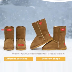 <span class=keywords><strong>Botas</strong></span> <span class=keywords><strong>de</strong></span> Nieve Personalizadas <span class=keywords><strong>con</strong></span> <span class=keywords><strong>Plataforma</strong></span> y <span class=keywords><strong>Pelo</strong></span> <span class=keywords><strong>de</strong></span> Cordero para Mujer, Otoño Invierno, Nuevas <span class=keywords><strong>Botas</strong></span> Cálidas <span class=keywords><strong>de</strong></span> Peluche <span class=keywords><strong>con</strong></span> Forro <span class=keywords><strong>de</strong></span> <span class=keywords><strong>Pelo</strong></span> Integrado y Caña Alta - Product Image 2