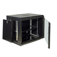 Armoire de serveur réseau à montage mural en métal 9U personnalisée Utilisation domestique 42U High 6/12/4/22U CCTV DVR DDF Internet Server Rack Data Centers