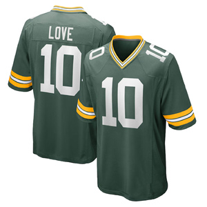 Jerseys de fútbol de Green Bay para hombre 10 Love 1 Micah Parsons 0 Matthew Golden 4 camisas cosidas transpirables - Product Image 4