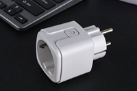 XZJ 16A Tuya Smart Power WiFi Plug Socket EU Standard Télécommande électrique universelle Prise ABS