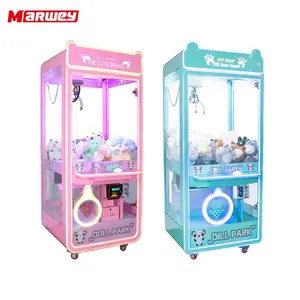 Hot Selling Common Toy Crane Spiel maschine Indoor Amusement Electronic Arcade Kuscheltier Klaue Maschine Großhandel