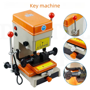 Machine <span class=keywords><strong>à</strong></span> découper les clés électroniques verticale 368A <span class=keywords><strong>Orange</strong></span>/Gris/Noir, kit d'outils de <span class=keywords><strong>serrurier</strong></span> pour la fabrication de diverses clés concaves - Product Image 5